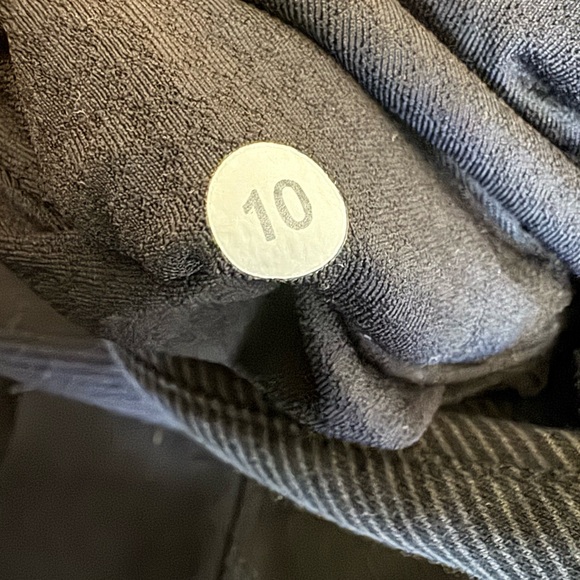 Lululemon Asymmetrical Full Zip Jacket 10 Black Gray - Picture 4 of 6